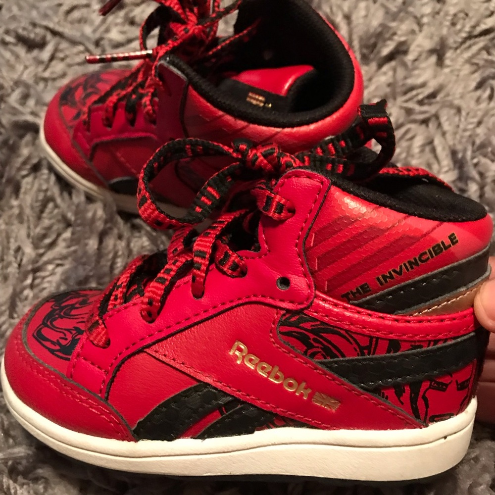 Marvel Iron Man Edition Reeboks for toddlers